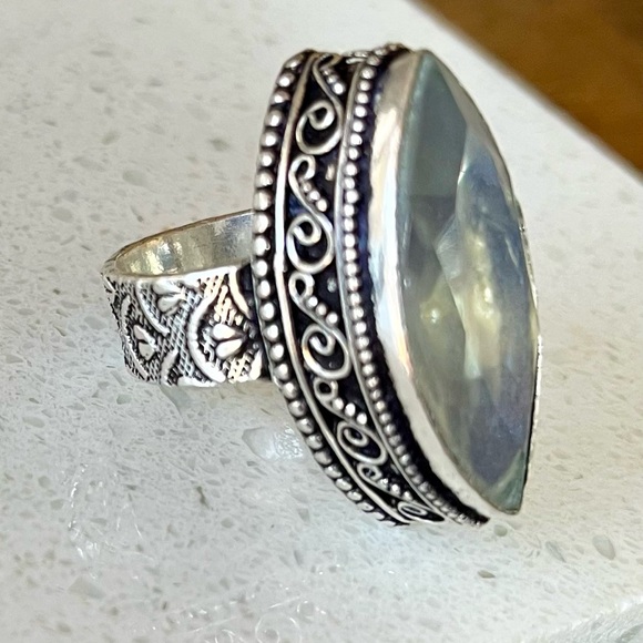 Stunning Opalite Bohemian Ring - Size 5 - Picture 2 of 7